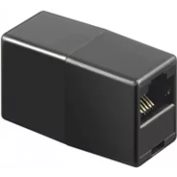 RJ-45 Adapter Goobay 50260 Melns