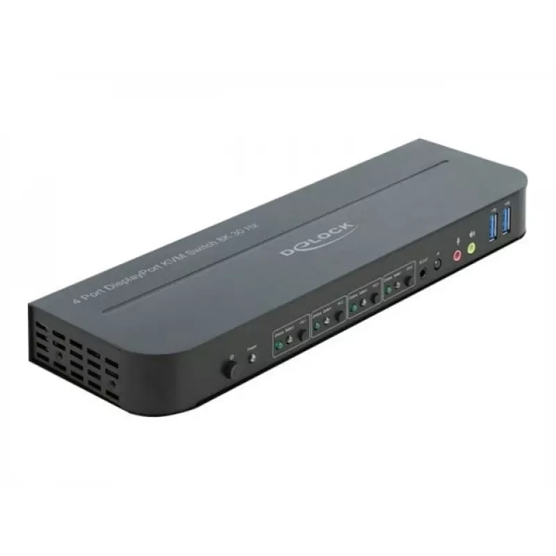 KVM slēdzis DeLOCK 11484 Melns