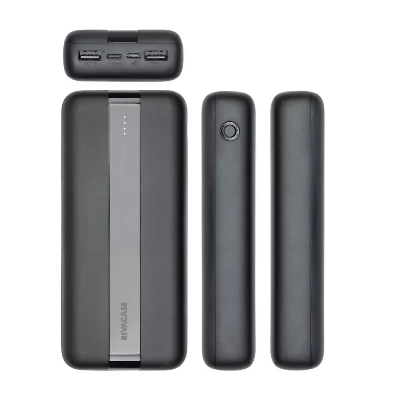 Power Bank USB 20000MAH/VA2081 Melns Rivacase