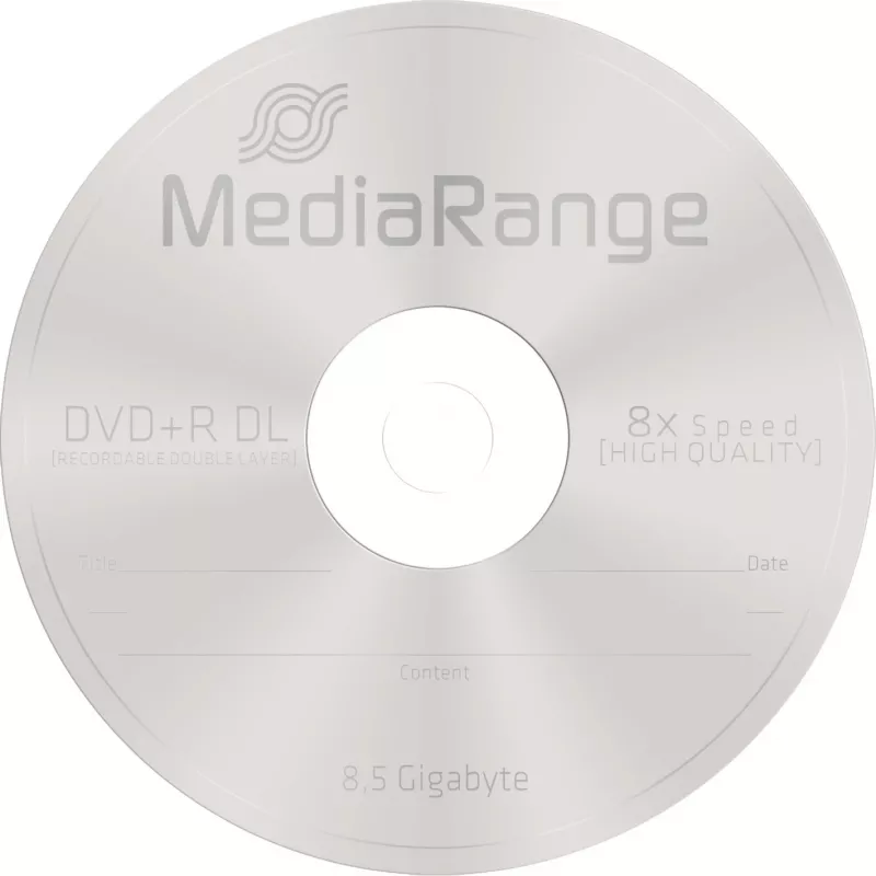 DVD+R DL MediaRange MR466 8,5 GB 10 gab.