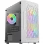 ATX AEROCOOL TRINITY MINI FRGB MICRO MINI TOWER KORPUSS AR STIKLA PANELI (BALTS)