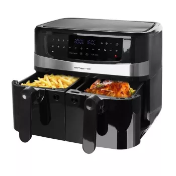 Karstā gaisa fritieris Emerio AF-126672.4 9 L Dubultais 2400 W Melns