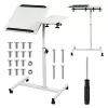 Maclean mobilais galds/klēpjdatora statīvs, balts, augstuma regulēšana 59-89cm, maks. 30kg, MC-121 W