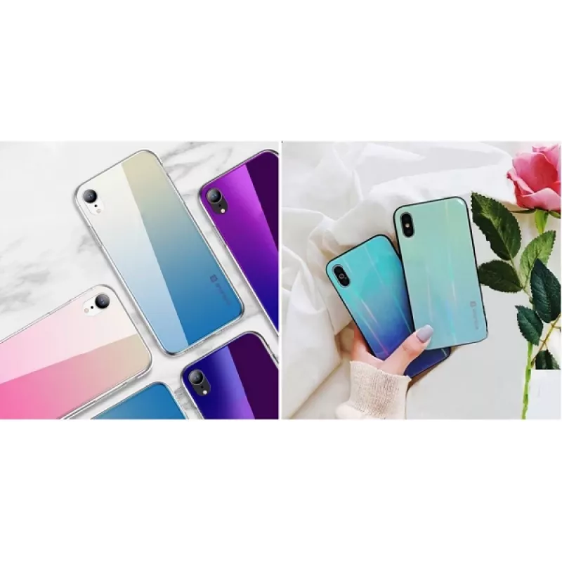 Aizsargājošs tālruņa maciņš Evelatus Samsung A20 — Gradient Glass 3, Under Water dizains