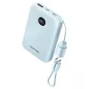 Power bank Vention 10000mAh 22.5W — 2× USB‑C, 1× USB‑A, blue
