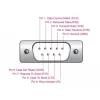 DeLOCK Adapteris USB 2.0 Type-A uz seriālo RS-232 D-Sub 9 kontaktu vīrišķais 0,25 m
