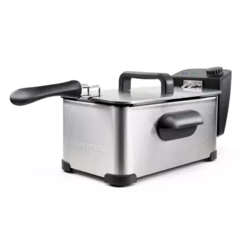 Fritieris Taurus Fry 3 Single — 3 L tilpums, 2000 W, nerūsējošais tērauds, regulējams termostats 150–190°C