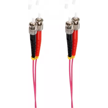 shiverpeaks BS77907/4. Kabeļa garums: 20 m, Šķiedras tips: OM4, Savienotājs 1: ST, Savienotājs 2: ST, Serdeņa diametrs: 50 µm, Pilnduplekss, Kabeļa krāsa: Violeta (BS77907/4)