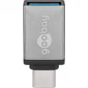 Wentronic Goobay USB-C™ Adapteris - USB 3.0 A-Ligzda, Pelēks - savienojumam starp USB-C™ un USB-A ierīcēm (56621)