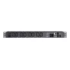 CyberPower PDU41005 strāvas sadales bloks (PDU) 8 maiņstrāvas ligzdas 1U Melns
