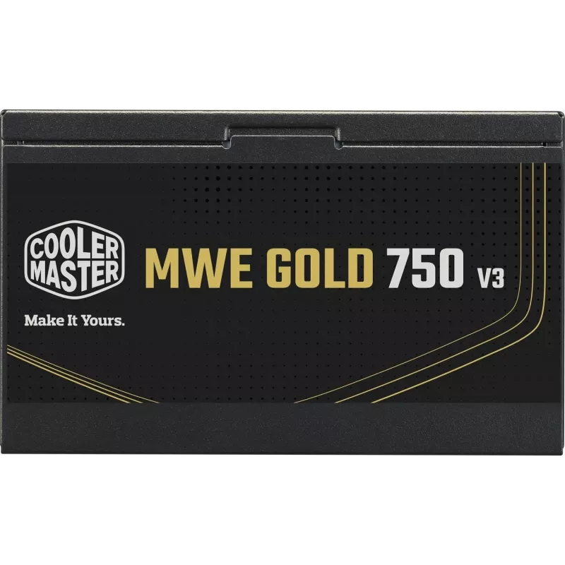 Barošanas bloks Cooler Master MWE GOLD 750v3 ATX 3.1 750W 80 PLUS Gold nemodulārs, 6x SATA, 4x 6+2 PCIe, 2x 4+4 EPS