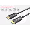 HDMI kabelis UNITEK C11072BK-25M 25m 18 Gbit/s Melns