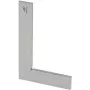 Plakanais leņķmērs HP DIN 875/II A 250×165 mm (Flachwinkel)