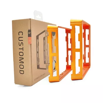 Datora dzesēšanas sistēmas piederums Cryorig CR-CCO — ABS oranžā krāsā, saderīgs ar R1 Universal/R1 Ultimate, 140×23×131 mm