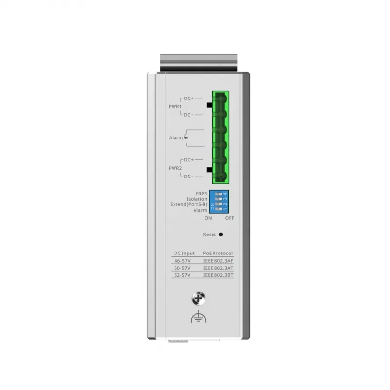 Ruijie Networks RG-NIS2100 Managed L2 Gigabit Ethernet (10/100/1000) Power over Ethernet (PoE) melns, nerūsējošais tērauds