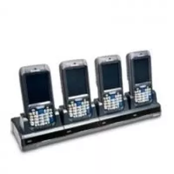 Intermec FlexDock Quad Dock ar Ethernet - dokstacijas šūpulis (savienojuma bāze) - Ethernet - saderīgs ar Honeywell CK71, Intermec CK70, CK71 (DX4A1222200)