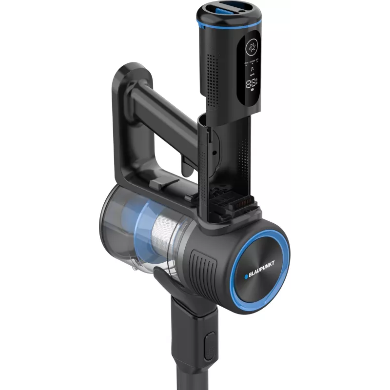 Bezvada stieņa putekļsūcējs BLAUPUNKT VCH801, 22,2 V akumulators, 200 W, 0,5 L bezmaisa ciklons, LED, cietām grīdām