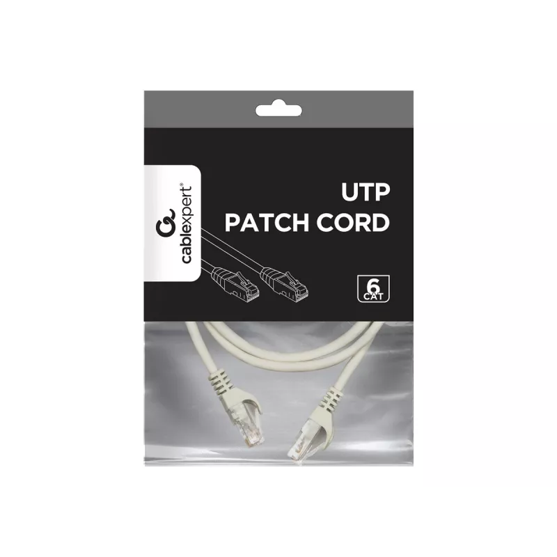 Gembird PP6U-2M tīkla kabelis pelēks Cat6 U/UTP (UTP)