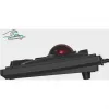Vadu mehāniskā pilna izmēra tastatūra KeySonic KSK-8202ELU-T (DE) — USB, Vācu izkārtojums, Melna