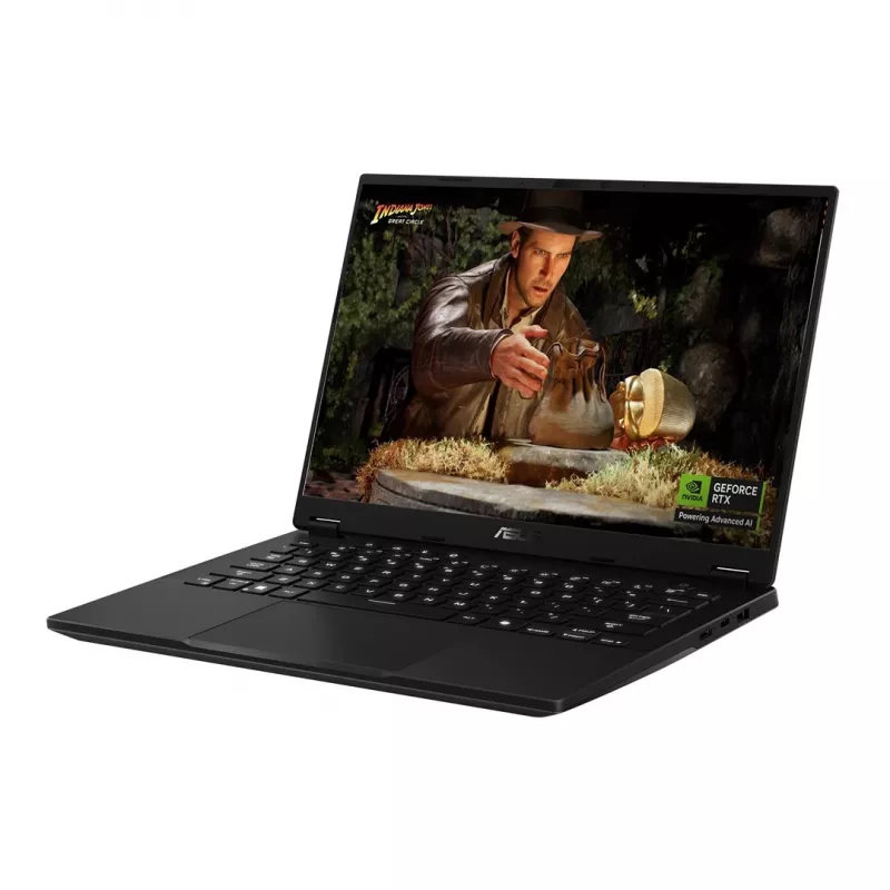 Portatīvais dators ASUS FA401UH-RG018 — 14 collu WQXGA IPS 165Hz, AMD Ryzen 7 260 (8c/16t, līdz 5.1 GHz), RTX 5050 8GB, 16GB LPDDR5x, 512GB PCIe 4.0 SSD, 73Wh