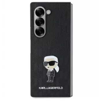 Karl Lagerfeld | KLHCZFD6SAPKINPKK | Aizmugurējais vāks | Samsung | Galaxy Z Fold6 | Plastmasa | Melns