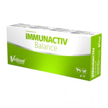 Vetfood Immunactiv Balance imunitātes atbalsts suņiem un kaķiem 60 kapsulas