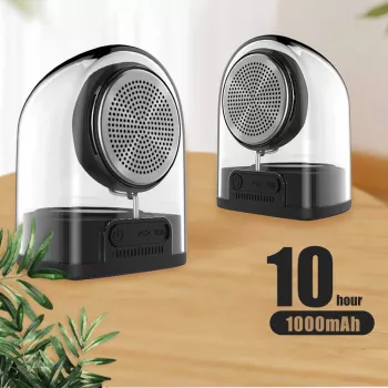 Portable Speaker Devia Crystal series TWS, Melns
