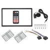 2DIN auto radio BLOW AVH-9620 dubultā DIN iebūvējamā galvas ierīce ar Bluetooth 5.0, USB Type-A, 2,8 collu displeju, 4×60 W RMS