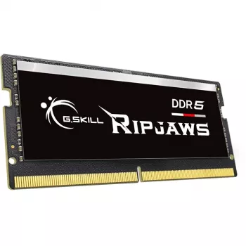 SO-DIMM 64 GB DDR5-5600 (2x 32 GB) Dual-Kit, Arbeitsspeicher schwarz, F5-5600S4040A32GX2-RS, Ripjaws, INTEL XMP