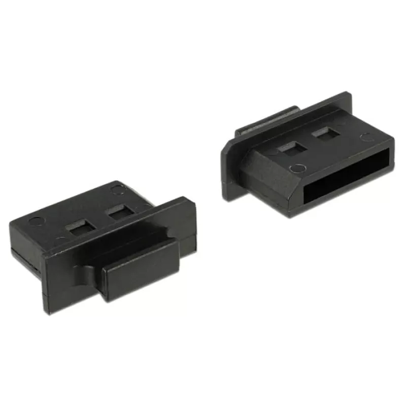 Ligzdas aizsargvāciņš DeLOCK 64025 Displayport melns