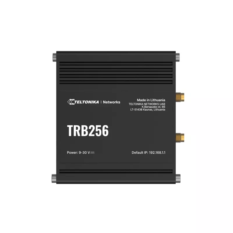 LTE M1/NB-IoT maršrutētājs | TRB256 | 10/100 Mbit/s | Ethernet LAN (RJ-45) ports 1 | Tīkla paplašināšana Nē | MU-MiMO Nē | 4G