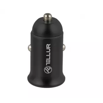 Autolādētājs Tellur PD60W QC30W T-MLX43921 — 60W PD un 30W QC ātra uzlāde transportlīdzekļiem