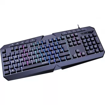 Klaviatūra SPEEDLINK LUDICIUM Spēļu USB QWERTZ Vācu Melna