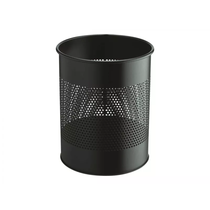 Izturīgs papīrgrozs - apaļš - 15 L - tērauds