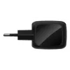 Iekštelpu maiņstrāvas ātrais lādētājs Belkin WCH019kqBK — 2× USB‑C, melns, OVP/OC/OT/SC aizsardzība