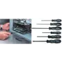 ESD instruments C.K Tools T4741S-ESD — antistatisks precīzijas skrūvgriezis, melns/dzeltens