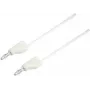VOLTCRAFT Test Lead [Plug 4 mm - Plug 4 mm] 1.5 m White MSB-300 (MSB-300-1.5-WS)