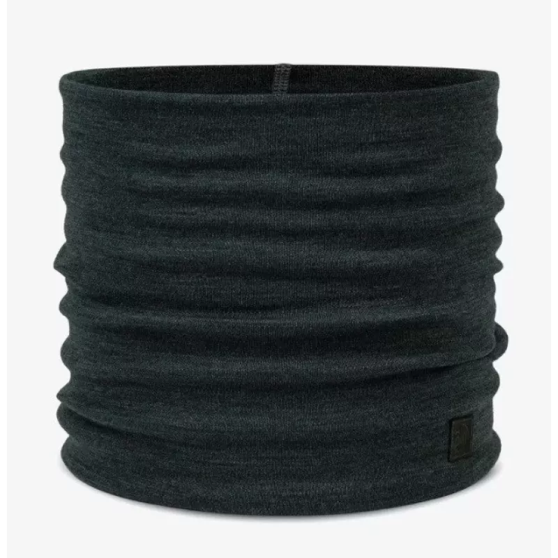Kakla sildītājs Buff Merino Heavyweight Solid Forest – Buff merino smagsvara kakla sildītājs, bezšuvju, unisex, tumši zaļš