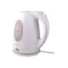 Adler | Tējkanna | AD 1207 | Standarta | 2000 W | 1,5 L | Plastmasa | 360° grozāma pamatne | Balta