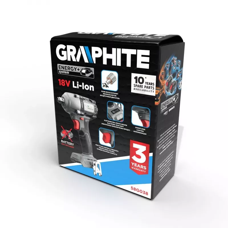uzgriežņu atslēga Graphite 58G038
