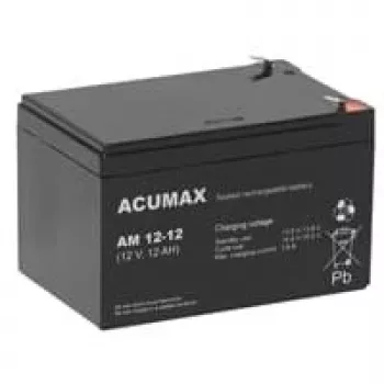 12V 12AH Vrla AM12-12 Acumax Emu akumulators