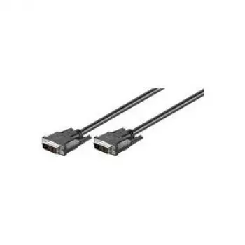 DVI kabelis Goobay 50850 2 m DVI-D melns