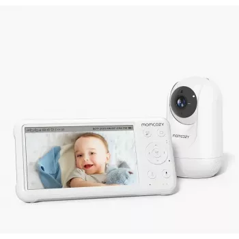 Mazuļa monitors Momcozy BM007-WH12BA-A Balts 11,5 stundu baterijas darbības laiks 5000 mAh
