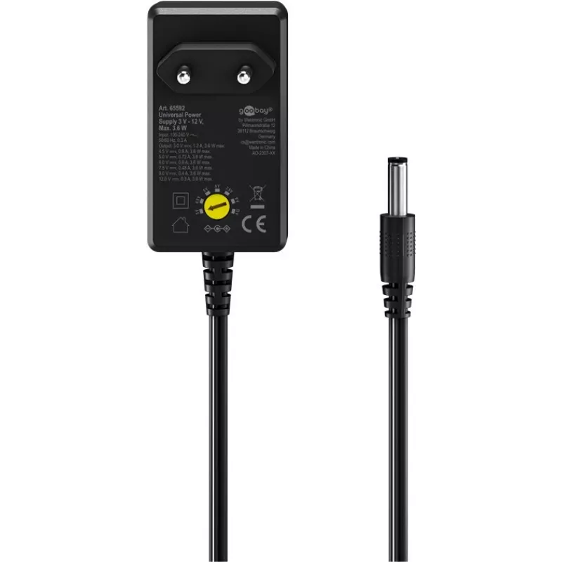 Goobay 65592 Barošanas adapteris melns