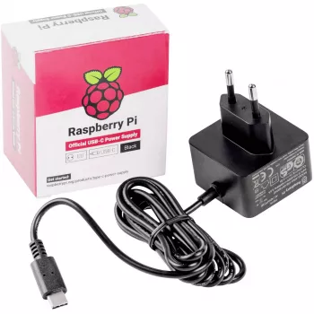 Strāvas adapteris Raspberry SC1408 (modelis RPI5NT5AB) — saderīgs ar Raspberry Pi ierīcēm