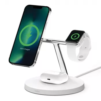 Belkin WIZ017vfWH austiņu bezvadu ātrā uzlāde iekštelpām AC balts