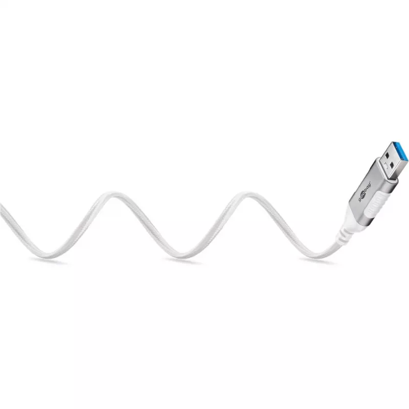 Goobay Ethernet-kabelis USB-A 3.0 uz RJ45 plāns 10 m - savieno maršrutētāju, modemu vai (74383)