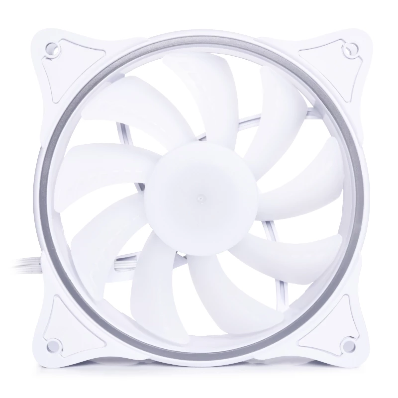 Alphacool Rise Aurora 120mm ARGB datora korpusa ventilators - balts