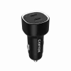 Auto lādētājs CANYON OnDrive 60 PD 60W 2xUSB-C — 60 W jauda, 2 USB-C pieslēgvietas, melns