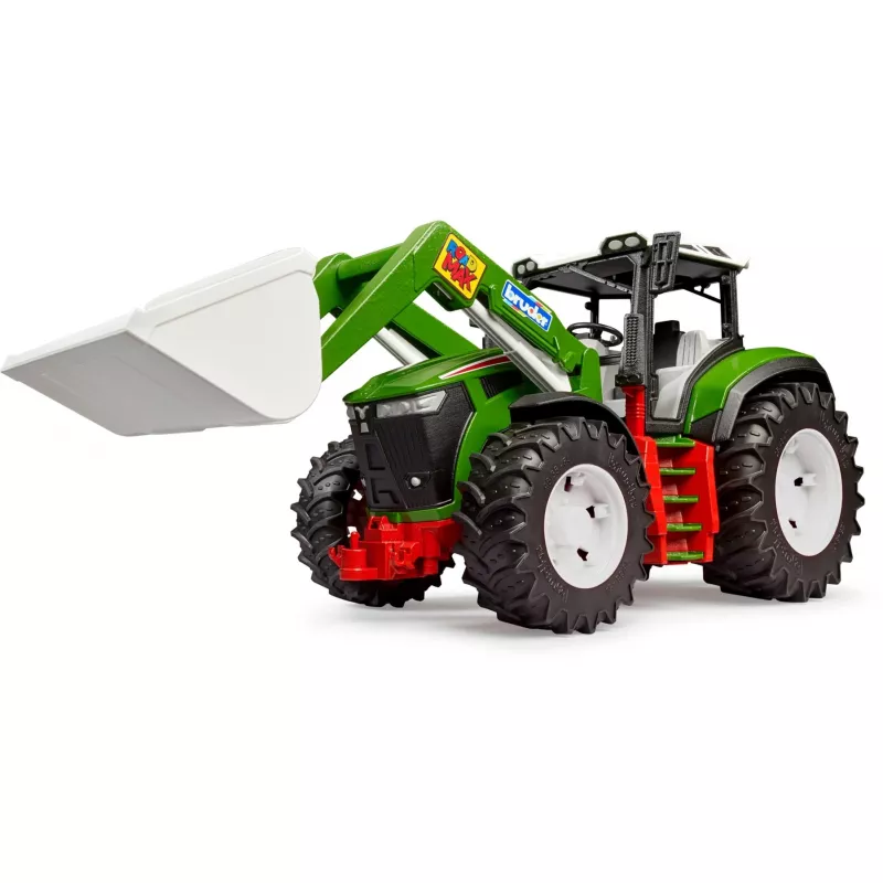 BRUDER traktors ar priekšējo iekrāvēju modelis BR-03451 – izturīgs rotaļu traktors ar kustināmu iekrāvēju